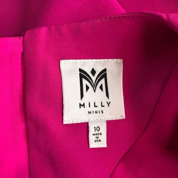 Milly Minis Fuchsia Fernanda Ruffle Sleeve Dress - Picture 7 of 11